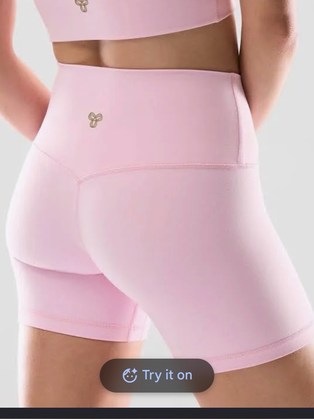 Aritzia Golden TNA High-Waist Pink Women's Active Shorts